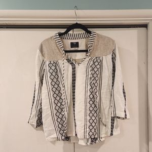 Ace & Jig tie neck blouse